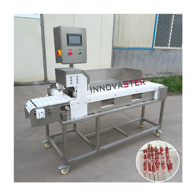 2000*730*1630mm KEBAB Automatische Barbecue Meat Skewer Machine voor perfect gekookt vlees