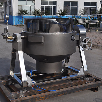 Olieverwarming Automatische industriële gas kookplaat Kettle met roestvrij staal 304