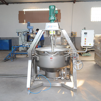 Kookapparatuur Ketchup Planetary Cook Mixer Stoom Jacket Kettle Met Agitator 615 KG