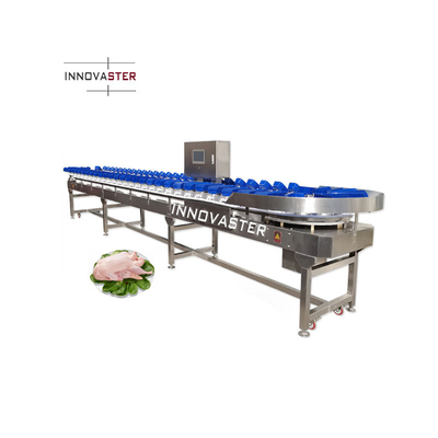 Automatische gewichtssorteermachine voor roestvrij staal tomaten knoflook uien voor voedsel en dranken