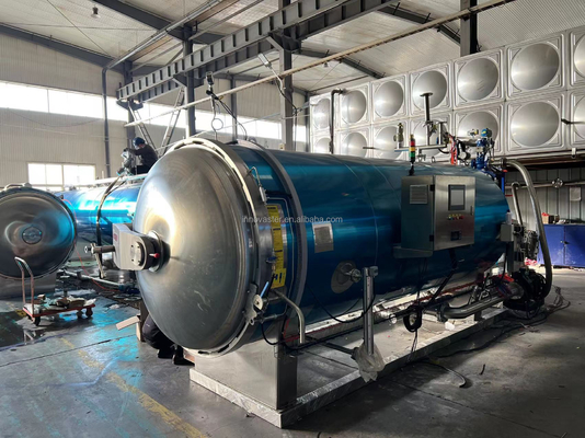 1 kW drukkooksterilisator voor hoge temperatuur Volledig automatische voedselretortmachine