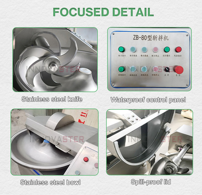 Roestvrij staal vlees schotel cutter voor worst vlees chopper machine 220V/230V/240V/110V