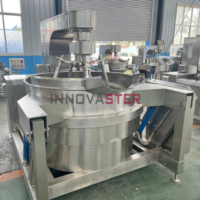 Elektrische of stoomplanetaire kookmixer Jacketed ketel met roermachine 1-100RPM Rotatiesnelheid