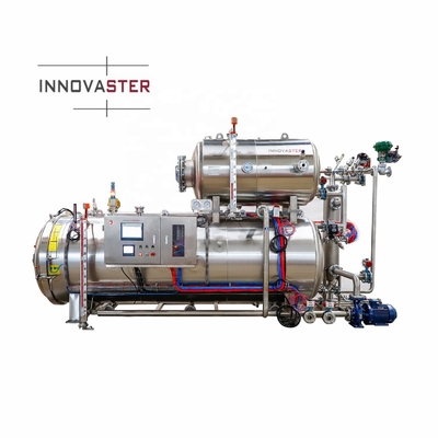 380V/50Hz 3-fase water spuit retort machine voor zak producten sterilisatieproces