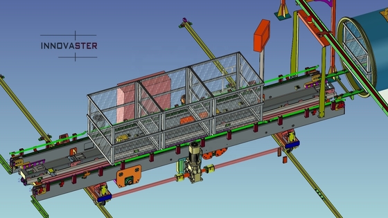 Automatisch laden en lossen van roestvrij staal 2000 kg voor een betere productie-efficiëntie