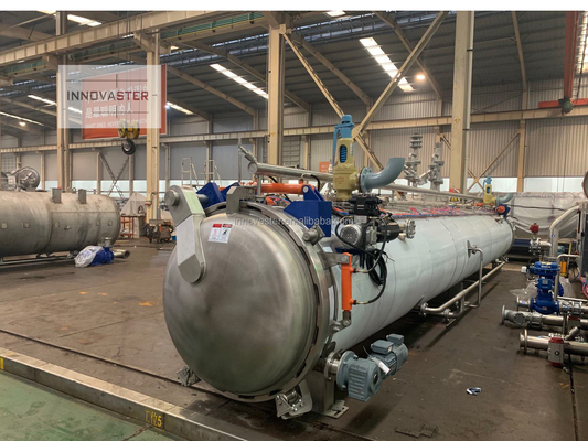 Stoomlab-vat mini-retort voor kleinschalige productie 1100*1200*1500MM Fysieke sterilisatie