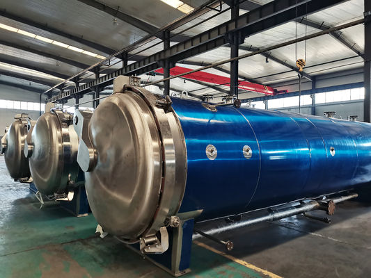 2100 KG Capaciteit Sterilisatie Retort Autoclaaf voor voedselverwerking 380V prestaties