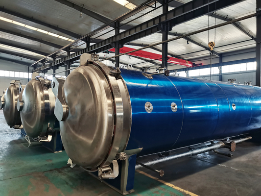 380V automatische tonnenconserven met stoomspray sterilisatie retort machine voor sterilisatie