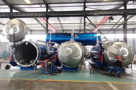 Structuur Cylindrisch drukvat Automatische stoomdrukkoker Voedselsterilisator Autoklaafmachines