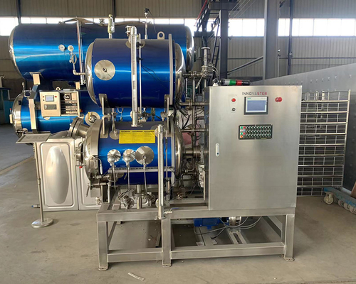 Automatische batch-retort-containersterilisatiemachine voor hoge temperatuur