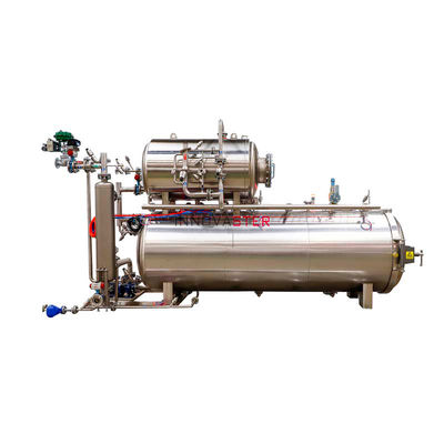 Fysieke sterilisatie Volledig automatisch zak Retort Autoclaaf 1 kW voor sterilisatie