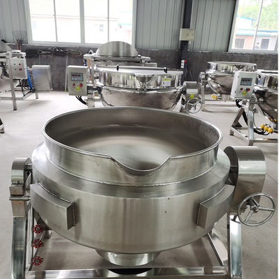 50-600L Spanning verstelbare industriële stoomverwarming ketel kookmixer machine