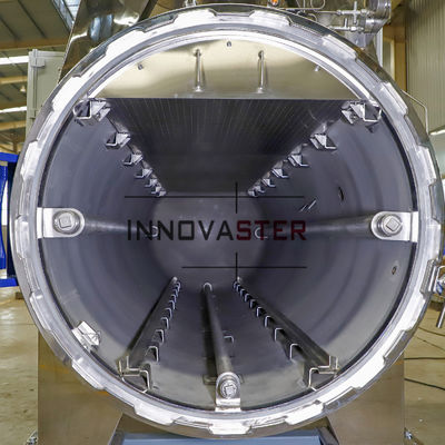 2100 KG Capaciteit Sterilisatie Retort Autoclaaf voor voedselverwerking 380V prestaties