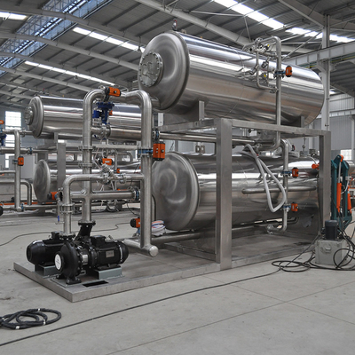 Watermedium statische retortsterilisator voor fysieke sterilisatie van groot autoclaafvlees