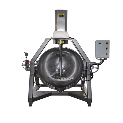 Halfautomatische ketel met mixer 615 kg voor groentenverwerking en soepmaken