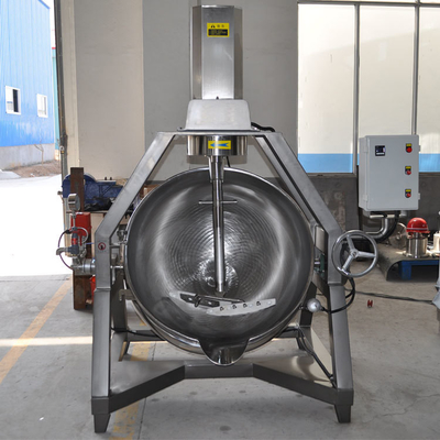 Halfautomatische ketel met mixer 615 kg voor groentenverwerking en soepmaken