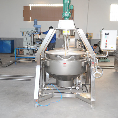 Halfautomatische ketel met mixer 615 kg voor groentenverwerking en soepmaken