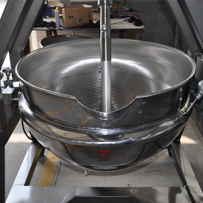 Halfautomatische ketel met mixer 615 kg voor groentenverwerking en soepmaken