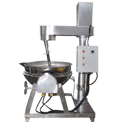 Halfautomatische ketel met mixer 615 kg voor groentenverwerking en soepmaken