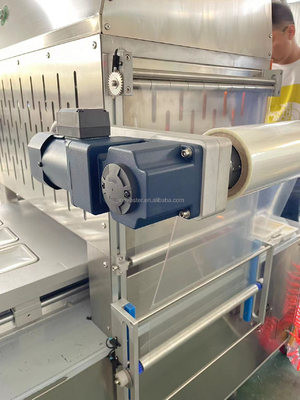 Elektrisch aangedreven verpakkingsmachine met gemodificeerde atmosfeer voor gescheiden doos vers voedsel
