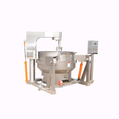 Kookapparatuur Industrieel automatisch kantelen Planetaire saus Jacketed ketel met multi-agitator