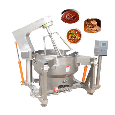 615 kg Automatische multi-head tilting Planetary Cooking Mixer met Sauce Jacketed Kettle