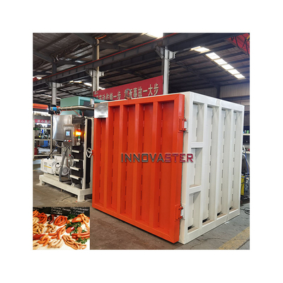 500 kg capaciteit Vacuüm voorkoeling machine voor groenten en fruit in voedingsmiddelen