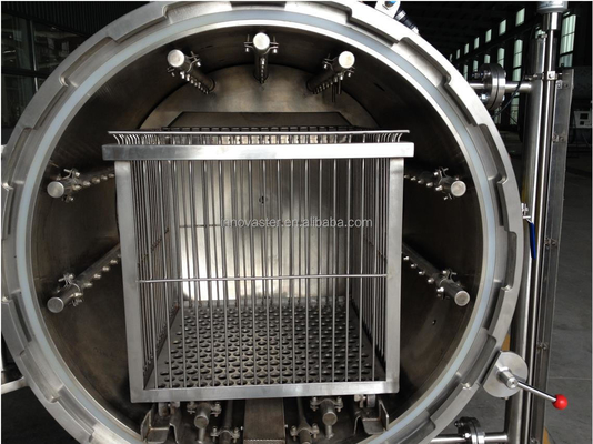 Hoogtemperatuur autoklaaf sterilisatie machine voor kleine glazen potten gekruid komkommer