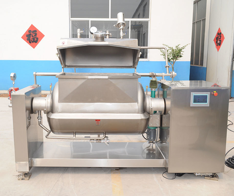 Groentenverwerkende fabriek Knuffels Jacket Vacuüm Kookketel met Mixer en Mixer