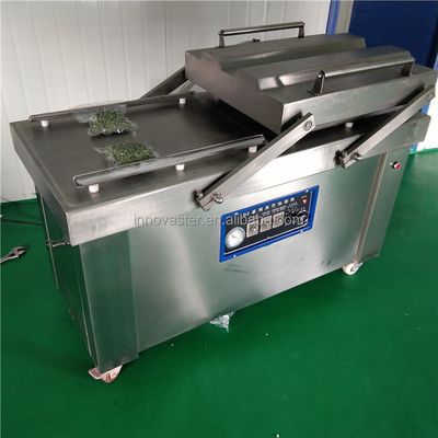 256 KG Dubbele groef rijst vacuüm verpakking Dubbele kamer vacuüm voedselcontainer machine