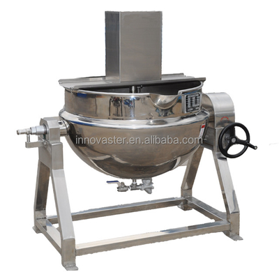 Geavanceerde 2kw Jacketed Kettle met roermachine voor hoge capaciteit Sauce Sugar Glue Making