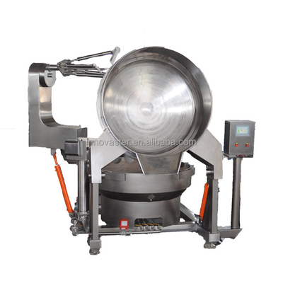 100-600L capaciteit Automatische gasverwarming Jacket Kookketel voor Sauce Multi-agitator