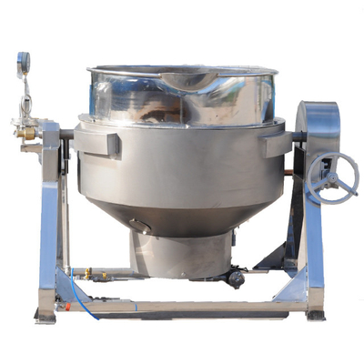 Duurzame stoom/elektrische/gas/elektromagnetische verwarmingsjas ketel met roermixer