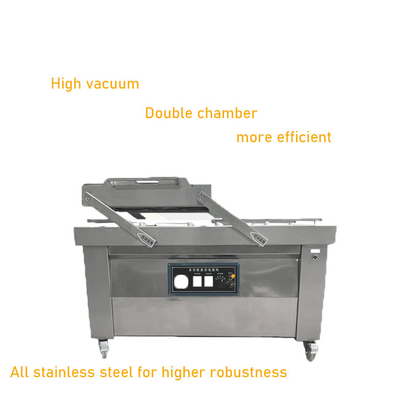 Elektrisch aangedreven vacuüm automatische verpakkingsmachine voor vlees kaas groenten 256 KG