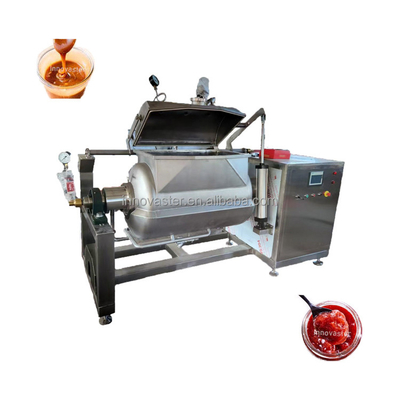 615 kg Voedselverwerkingsapparatuur SUS 316L Horizontale ketel zonder vacuüm