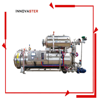 Structuur Cylindrisch drukvat Automatische stoomdrukkoker Voedselsterilisator Autoklaafmachines