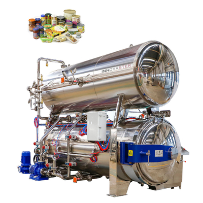 Medium Stoom Rotary Autoclave voor vermenigvuldiging Retort Condensed Milk Sterilisatie