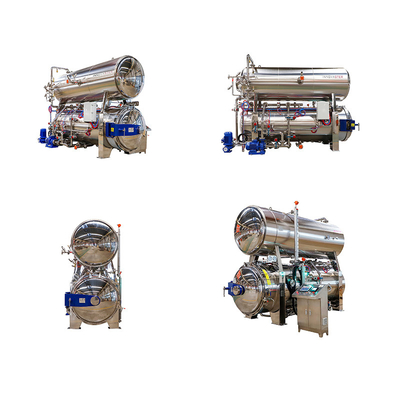 Medium Stoom Rotary Autoclave voor vermenigvuldiging Retort Condensed Milk Sterilisatie