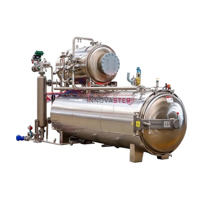 Automatische batch retort fles zak onder druk sterilisator machine voor voedsel en dranken