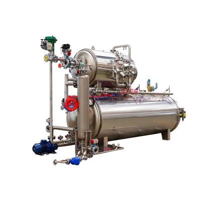 Automatische batch retort fles zak onder druk sterilisator machine voor voedsel en dranken