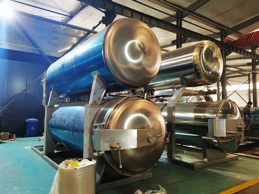 Stoomdirecte voedselconserveringsmachine van 1 kW vermogen en 304 roestvrij staal