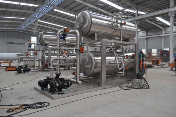 Stoomdirecte voedselconserveringsmachine van 1 kW vermogen en 304 roestvrij staal