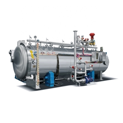 Fysieke sterilisatie Horisontale voedingsautoclaaf Stoomsterilisatie Kookretortmachine 1KW