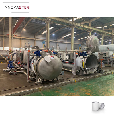 Fysieke sterilisatie Horisontale voedingsautoclaaf Stoomsterilisatie Kookretortmachine 1KW