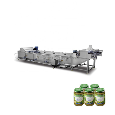 Pasteurisator/machine tunnel voor pasteurisatietijd 6-50 min van pickle-blikjes
