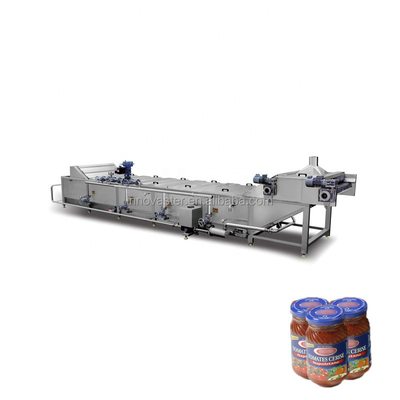 Pasteurisator/machine tunnel voor pasteurisatietijd 6-50 min van pickle-blikjes