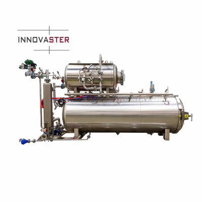 500 kg warmwater spuitretort voor babyvoedsel/voedsel voor verwerkte producten/voer voor huisdieren aanpasbaar