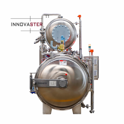 500 kg warmwater spuitretort voor babyvoedsel/voedsel voor verwerkte producten/voer voor huisdieren aanpasbaar