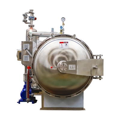 3P Spanningsdampwater Cascading Retort Machine Sterilisator voor de voedselverwerkende industrie