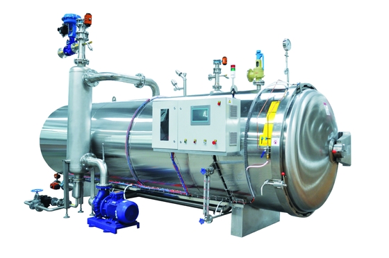 Direct Steam Retort Sterilisator Autoclaafmachine voor ingeblikte voedingsmiddelen Geavanceerde technologie